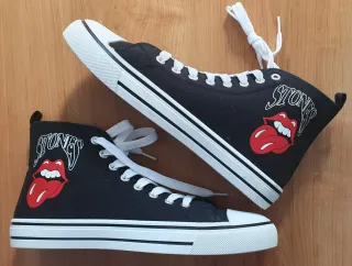 Zapatillas altas "Rolling Stones"
