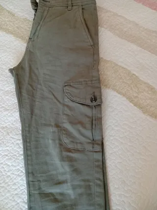 Pantalón cargo JVZ verde talla 34