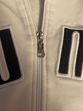 Felpa con cappuccio Puma bianca