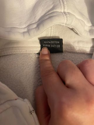 Felpa con cappuccio Puma bianca