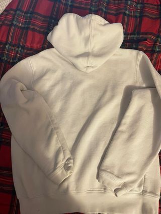 Felpa con cappuccio Puma bianca