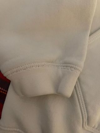 Felpa con cappuccio Puma bianca