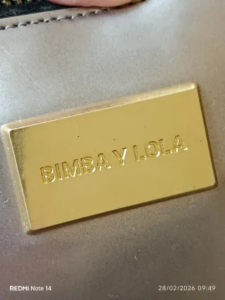 Pochete Bimba y Lola dourada/prateada