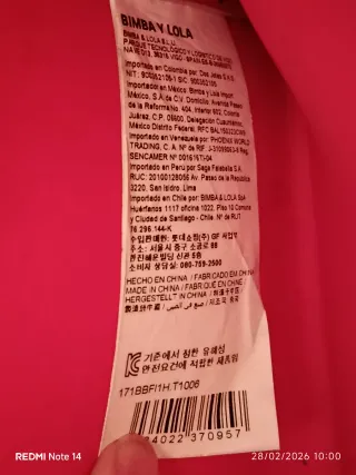 Pochete Bimba y Lola dourada/prateada