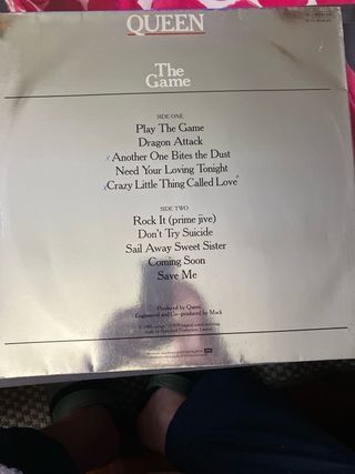 Queen The Game 1980 Vinilo Holland