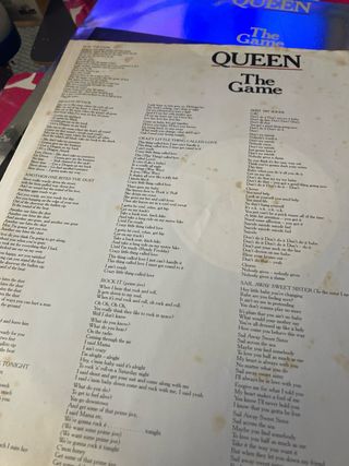 Queen The Game 1980 Vinilo Holland
