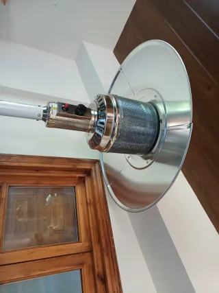 Estufa exterior de gas