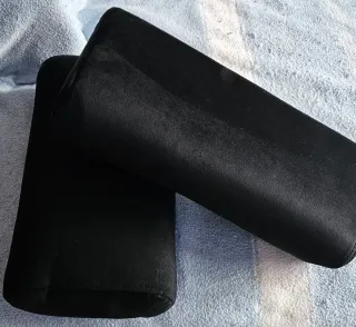 Sofá Cama Terciopelo Negro Nuevo(sin uso)+2 cojine