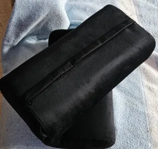 Sofá Cama Terciopelo Negro Nuevo(sin uso)+2 cojine