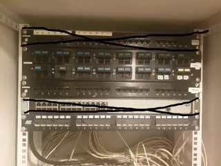 Lote 3 Paneles de Parcheo SIEMON Cat5e 24 Puertos