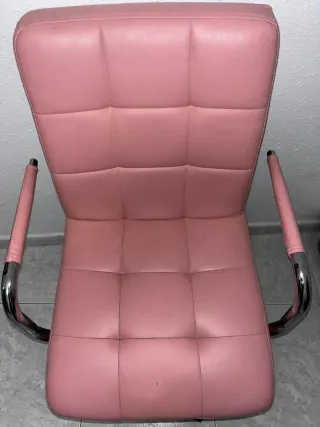 Silla rosa giratoria