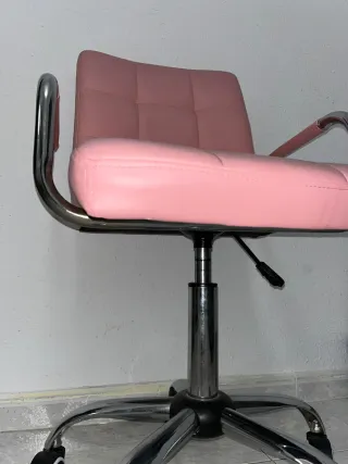 Silla rosa giratoria