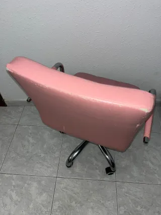 Silla rosa giratoria