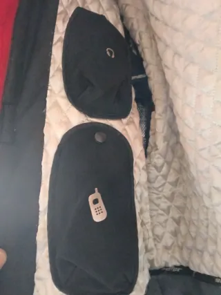 Giubbotto sci rosso e grigio