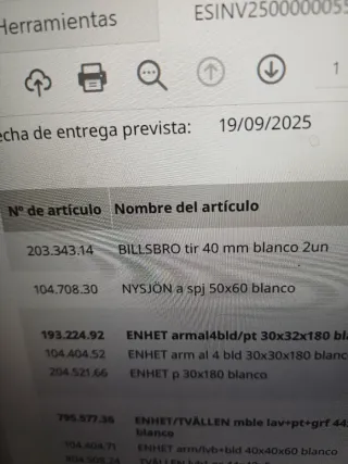 Armario baño Ikea nuevo modelo Nysjon
