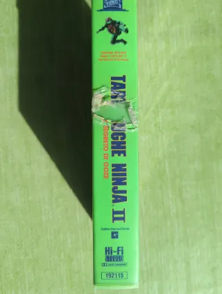 VHS Tartarughe Ninja II: Il Segreto di Ooze Años90