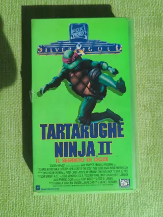 VHS Tartarughe Ninja II: Il Segreto di Ooze Años90