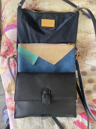 Lote 3 bolsos: Bimba y Lola, Misako y Animal.