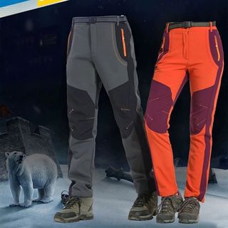 Pantalón Montaña Polar Hombre Invierno S–5XL