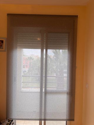 Estor Enrollable Screen Gris Translúcido