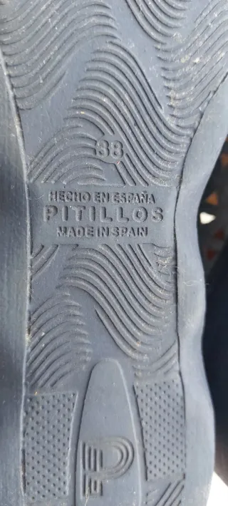 Zapatos Pitillos Azul Talla 38