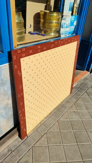 Cabecero 105cm Madera y Tela 640513971