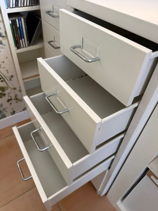 Cajonera Helmer Blanca Metal