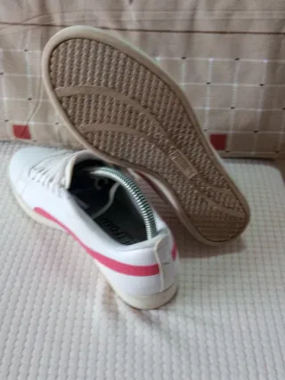 Zapatillas Puma Smash Blancas y Rosas