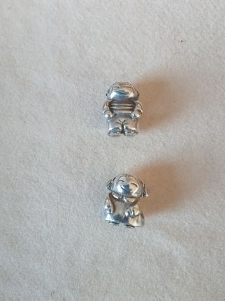 2 Abalorios Plata Pandora