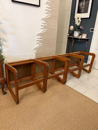 4 sedie willy rizzo vintage design mid century