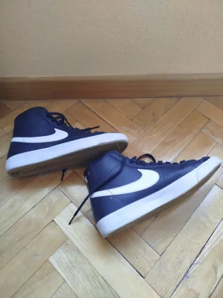 Botín Zapatilla Nike Negro Blanco