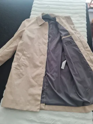 Gabardina Zara Hombre Talla M Arena