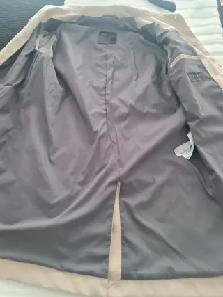 Gabardina Zara Hombre Talla M Arena