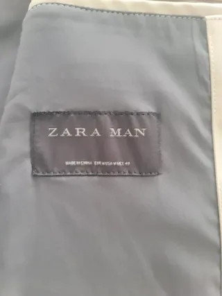 Gabardina Zara Hombre Talla M Arena