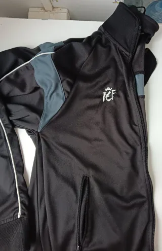 Chaqueta Selección Española Fútbol Negra