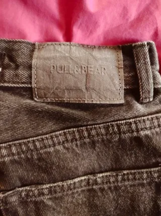 Pull&Bear Jeans Negros Rotos Talla M
