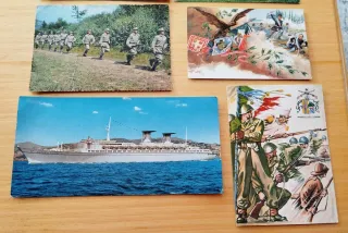 Cartoline militari vintage