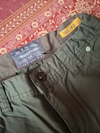 Pantaloni cargo verdi 12 anni