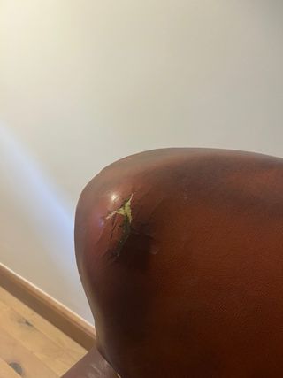 Sofá Marrón Polipiel