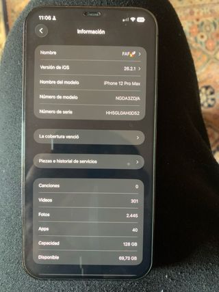 Vendo iphone 12 pro max 128gb