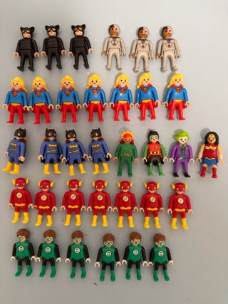 Colección Playmobil Superhéroes 1 € la unidad.