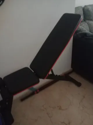 Banco de pesas ajustable