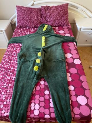 Disfraz pijama dinosaurio talla única