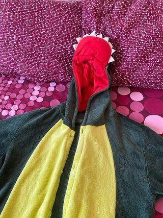 Disfraz pijama dinosaurio talla única