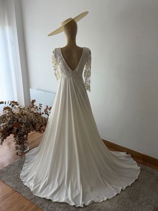 Vestido de Novia con lentejuelas