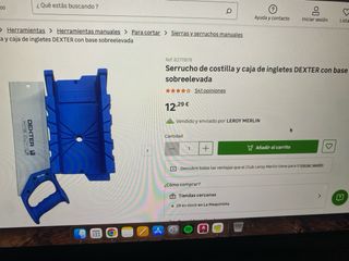 Serrucho Dexter y caja ingletes