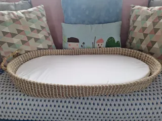 Cambiador bebé ratán natural