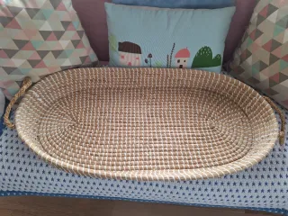 Cambiador bebé ratán natural