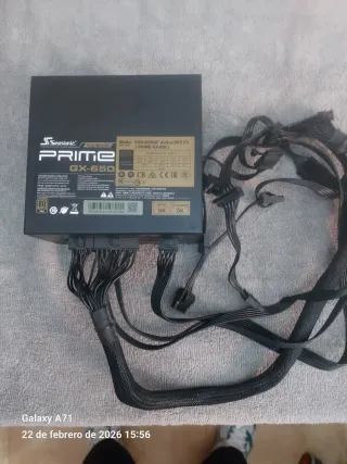 Seasonic Prime GX650 Fuente de Alimentación LEER