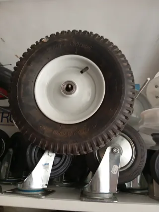 Rueda para carro reforzada con rodamiento